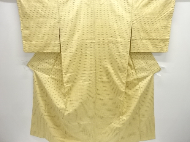 JAPANESE KIMONO / TSUMUGI / WOVEN KASURI PATTERN